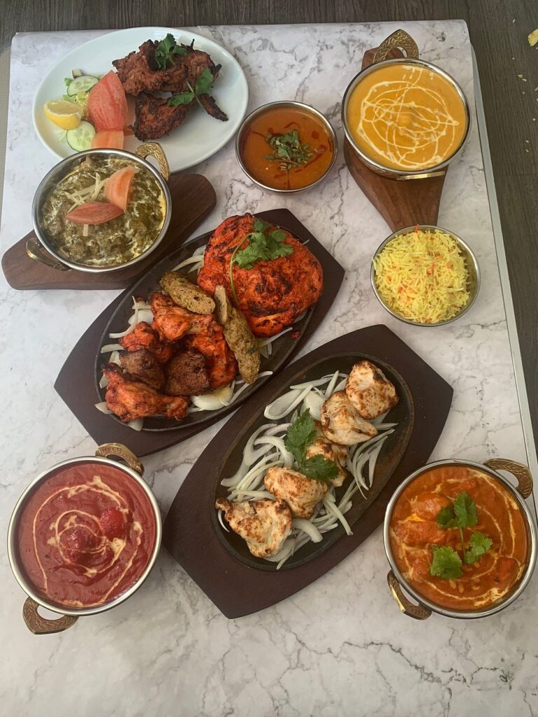 Mountain Spice Dundonald menu